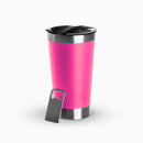 Copo Térmico Inox cerveja e café 473ml - ROSA ESCURO