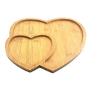 Petisqueira com Corações e Flor Coleção Doce Bambu