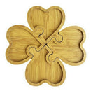 Petisqueira com Corações e Flor Coleção Doce Bambu