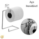 Suporte Porta Papel Higiênico Duplo