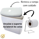 Suporte Porta Papel Higiênico Duplo