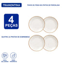 Aparelho de Jantar Rústico Marrom Tramontina