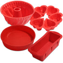 Kit 4 Formas de Silicone para Bolo, Pães e Doces