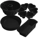 Kit 4 Formas de Silicone para Bolo, Pães e Doces