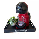Cantinho do Café Bandeja Grande + Placa Decorativa - KIT COMPLETO