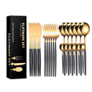 Kit 24 Talheres Glamour Inox - COMPRE 6, LEVE 24