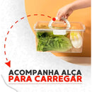 Pote Organizador Hermético com Divisórias OrgaBox - FRETE GRÁTIS