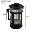 Cafeteira Prensa Francesa em Vidro - FRETE GRÁTIS