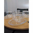 Xícaras de Acrílico com Pires de Coração - Coleção Café & Charme - KIT COM 6 PEÇAS