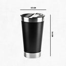 Copo Térmico Inox cerveja e café 473ml - ROSA ESCURO