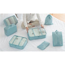 Kit 7 Pecas Bolsa Organizadoras Para Mala Roupas Bagagem Viagem - VÁRIAS CORES