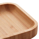 Trio de Bandejas Retangulares Coleção Doce Bambu - KIT COM TRÊS BANDEJAS