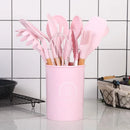 Kit de 12 Utensílios de Cozinha em Silicone