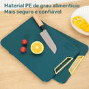 Tábuas Para Corte Antibacteriana HygieneBoard - KIT COM DUAS TÁBUA